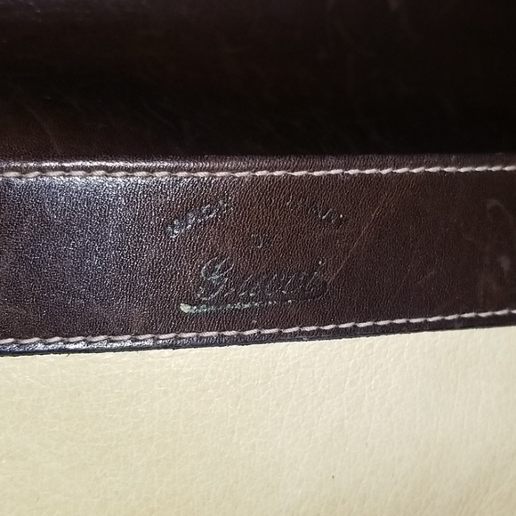 Vintage Gucci Chocolate Brown Leather Clutch - Picture 11 of 15